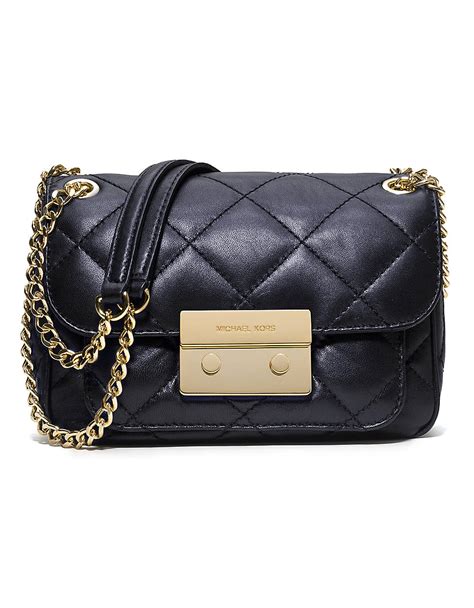 michael kors sloan editor leather shoulder bag blue|Michael Kors sloan.